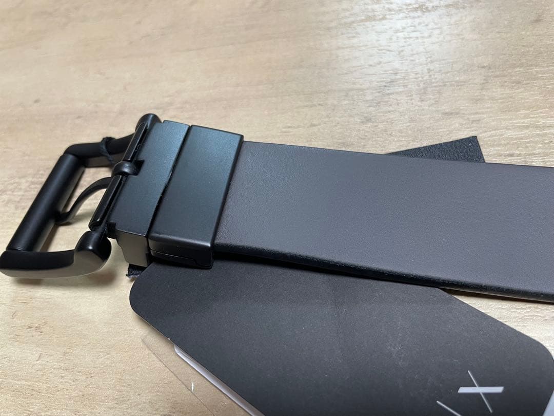 新品タグ付き！アルマーニエクスチェンジ リバーシブルベルト ネイビー