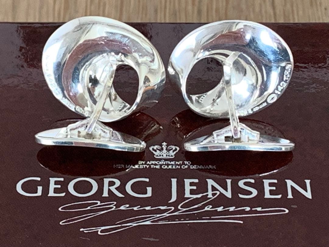 希少 美品 未使用 GEORG JENSEN TORUN142 カフリンクス - メルカリ