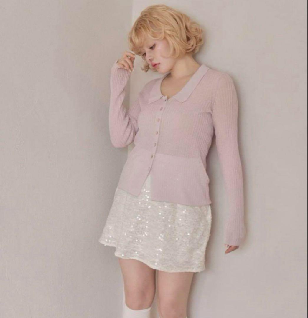 muguet spangle mini skirt スパンコール ミニスカート - メルカリ