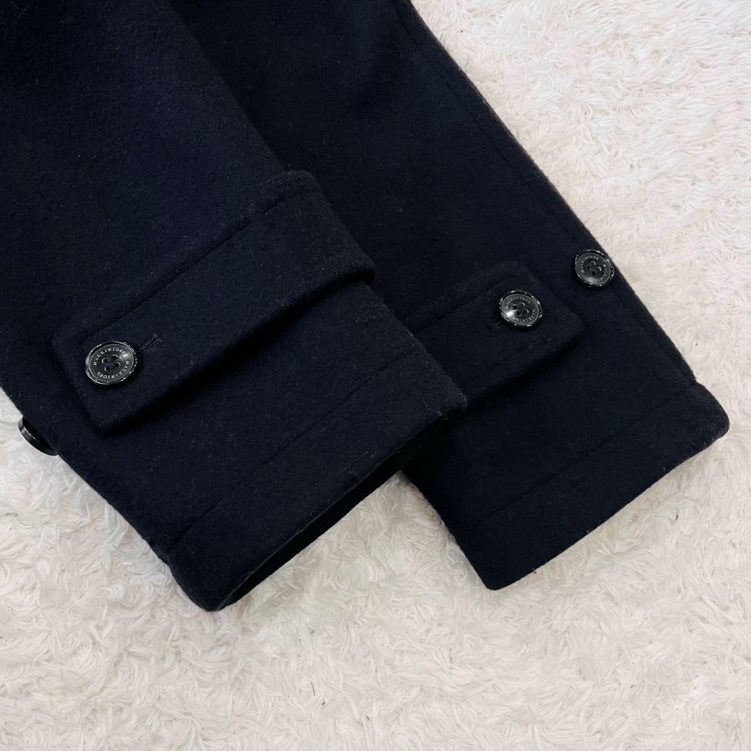 マッキントッシュ ダッフルコート ロング ネイビー トグル ウール
