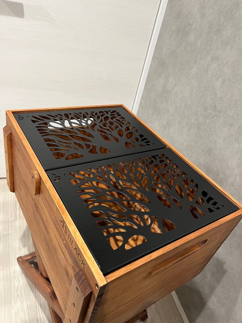 BLACK DESIGN 合舎 Xスタンド・プレート2枚付き ブラックデザイン