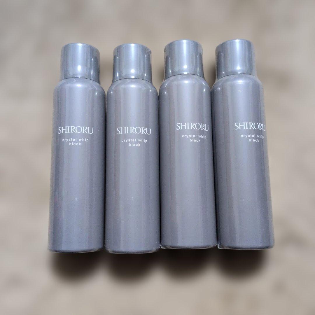 SHIRORU クリスタルホイップ ブラック 120g 4本セット クリスタルホイップ ブラック｜SHIRORU(シロル)公式オンラインストア