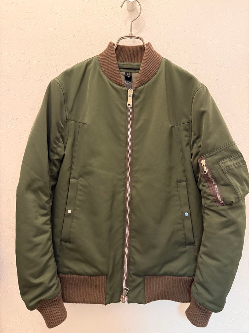 【超美品】wjk MA-1　sサイズ/ カーキ　亀梨着モデル Yahoo!オークション - wjk MA-1 亀梨和也さん 着用モデル Lサイズ カ