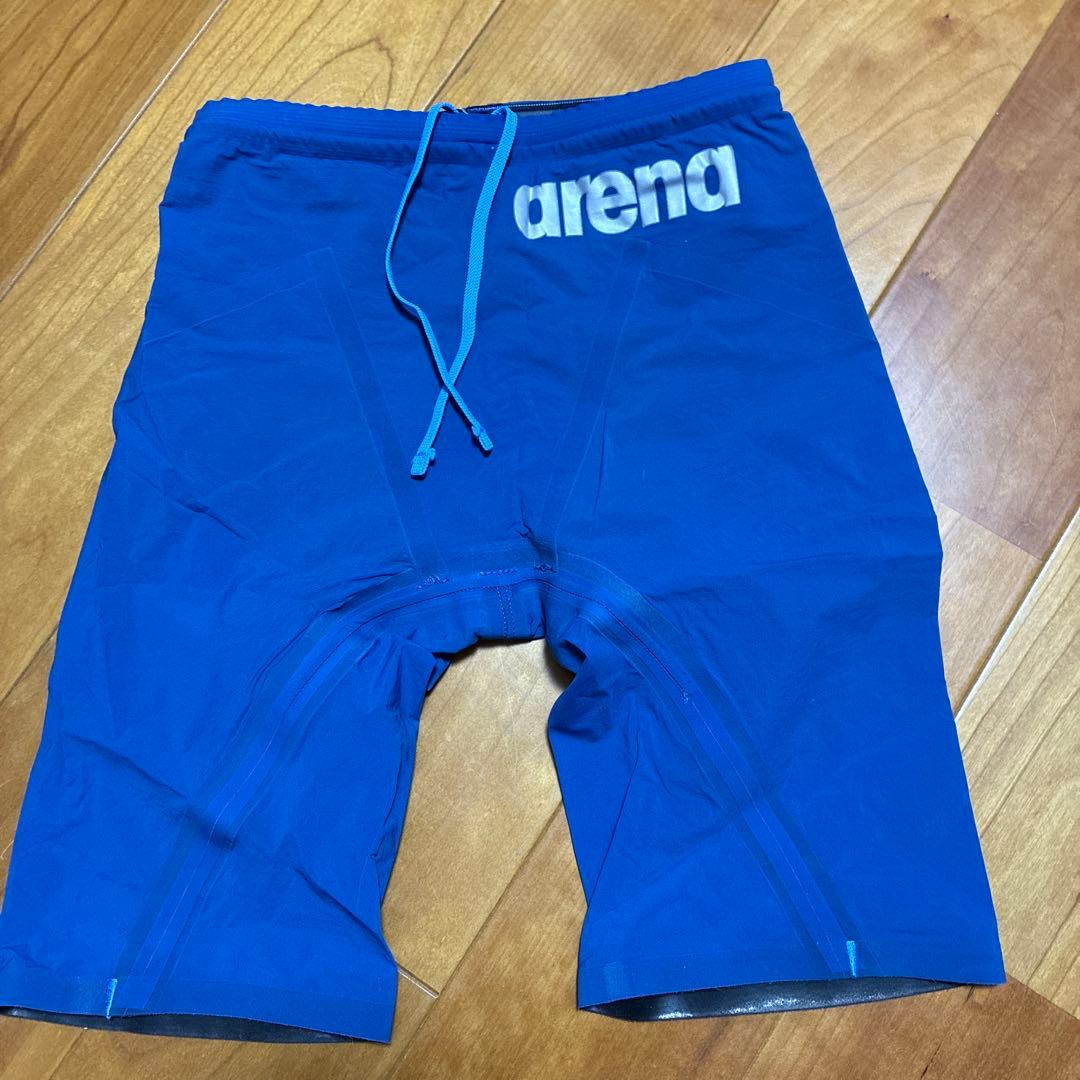 arena 競泳水着 青色 ドローストリング付き DOUBLE STRAP AQUA ADVANCED｜競泳水着 | アリーナ公式