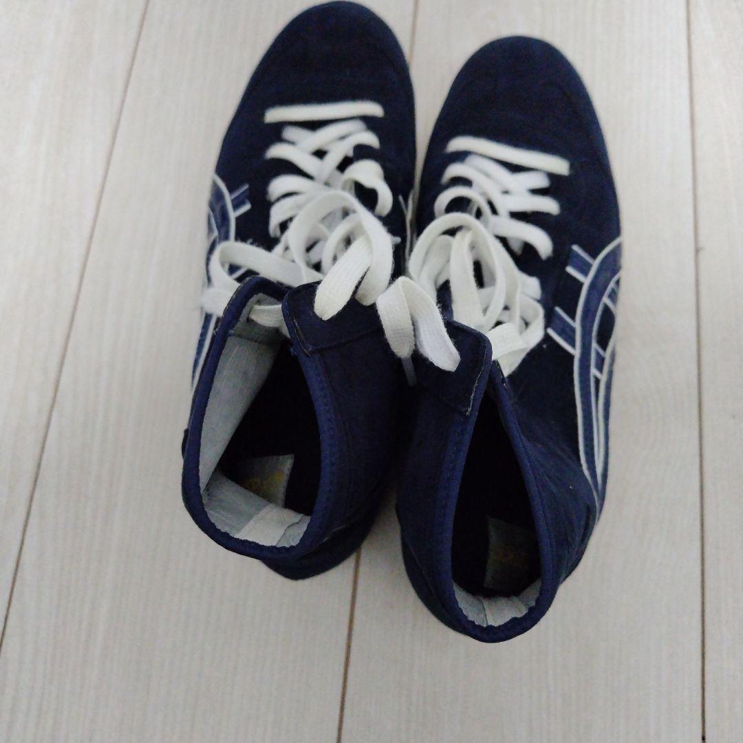 レスリングシューズ ネイビー ハイカット ASICS（アシックス） 【サイズ交換送料無料】アシックス レスリング