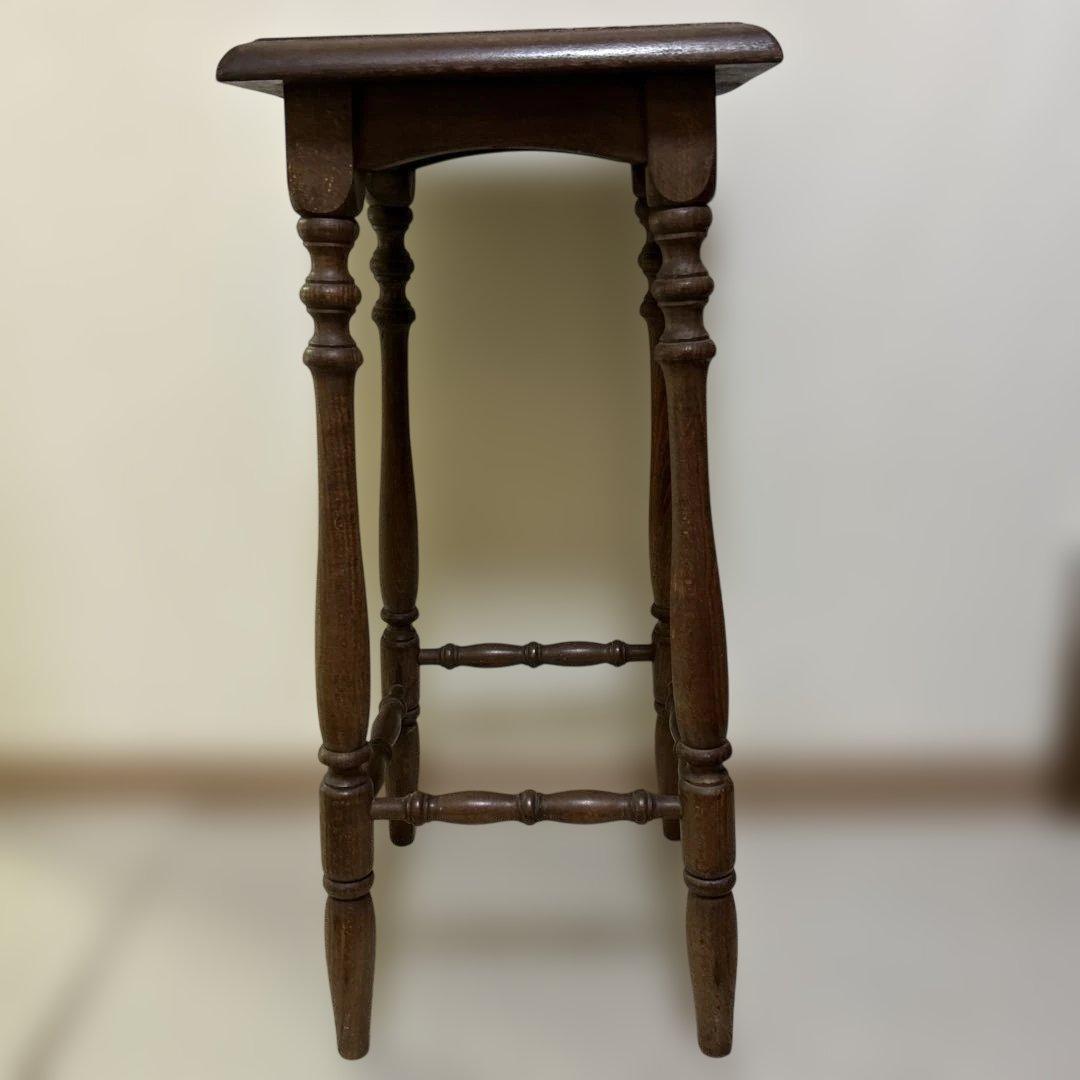 アンティーク　花台　レトロ　木製 花台 アンティーク サイドテーブル 木製 レトロ おしゃれ 花瓶台 玄関