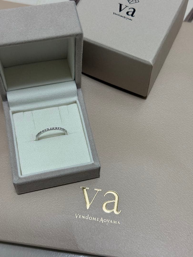 VA VENDOME AOYAMA ハーフエタニティ ダイヤモンド リング 7号 - メルカリ