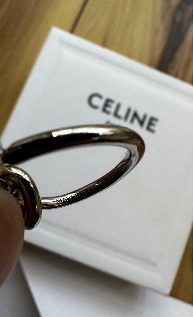 CELINE セリーヌ ピアス ノット フープ 片耳 - メルカリ