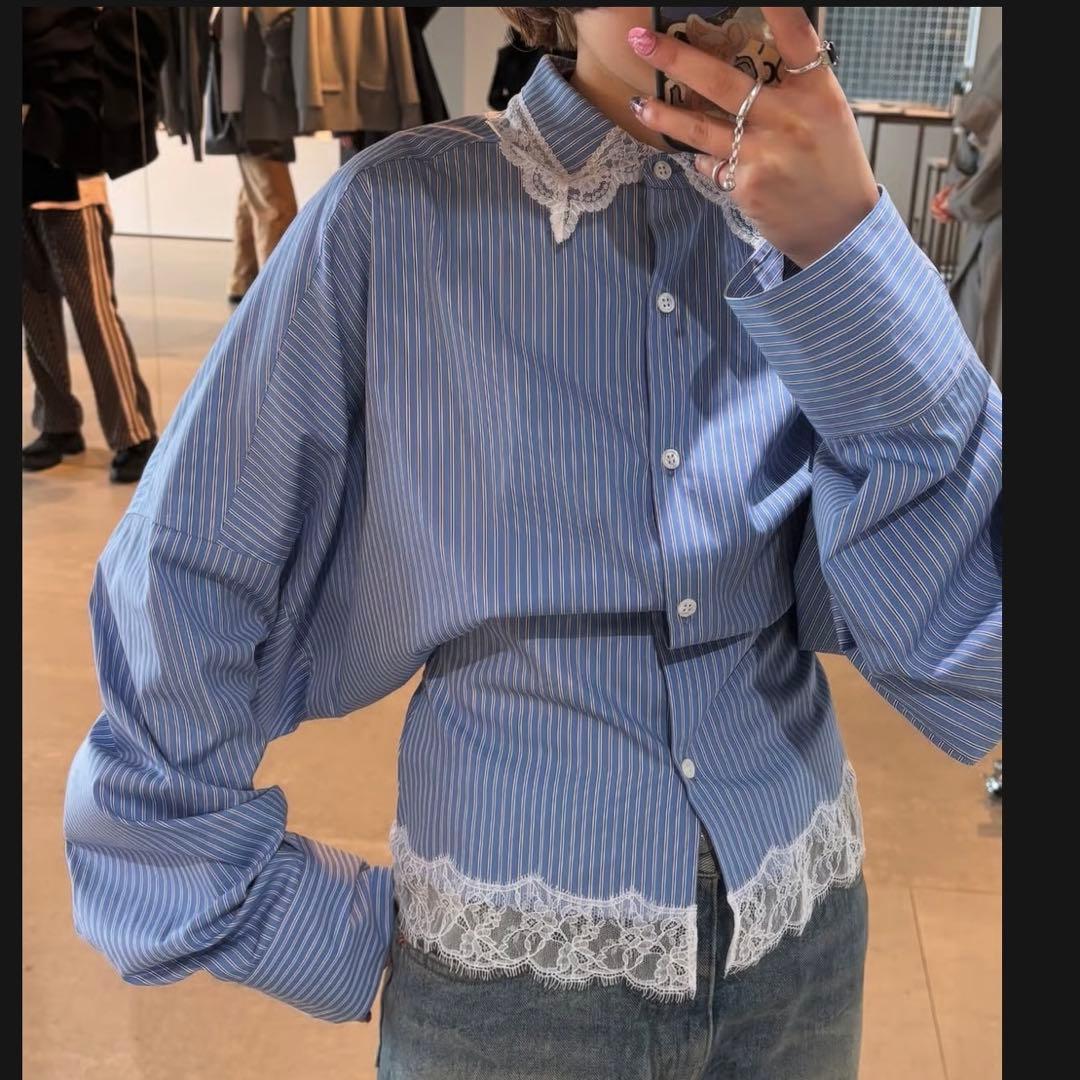 AKIKOAOKI / Hanna-02 /ストライプシャツ Hanna-02 – AKIKOAOKI(アキコアオキ)公式オンラインストア