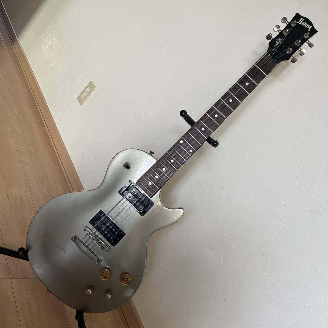 Burny シルバー レスポールタイプエレキギター Burny レスポールタイプ エレキギター シルバー - メルカリ