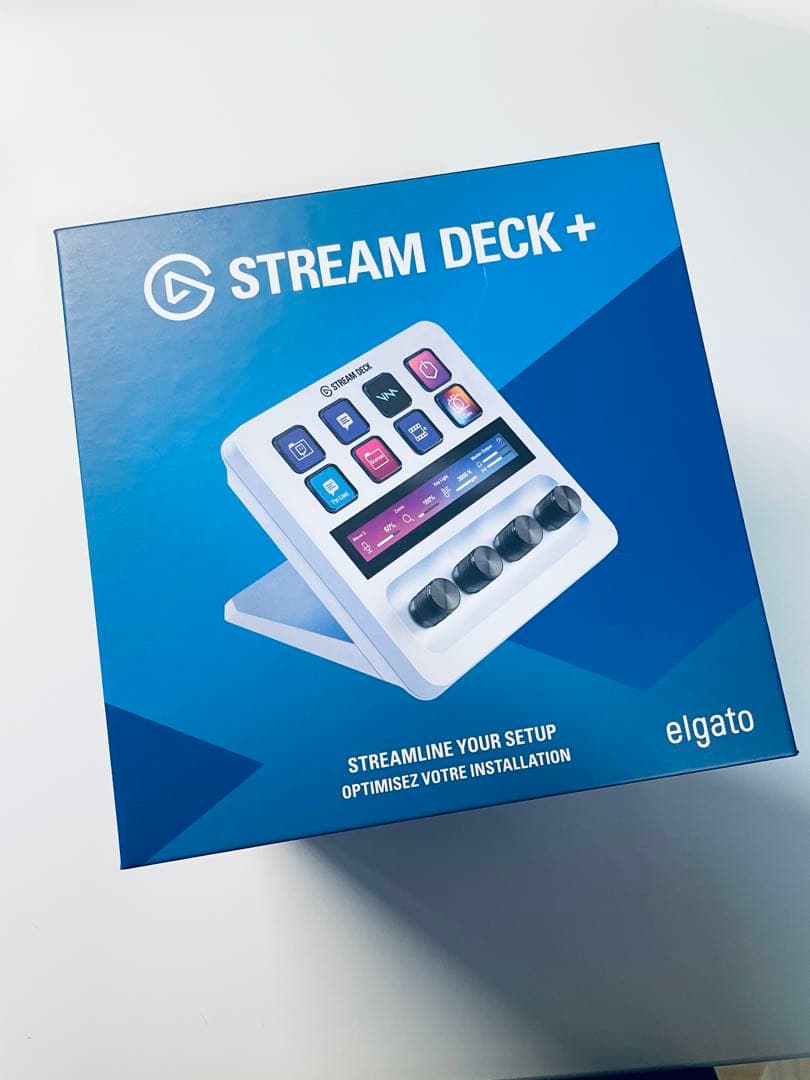 Elgato Stream Deck + ホワイト USBハブ 替えダイヤル付き