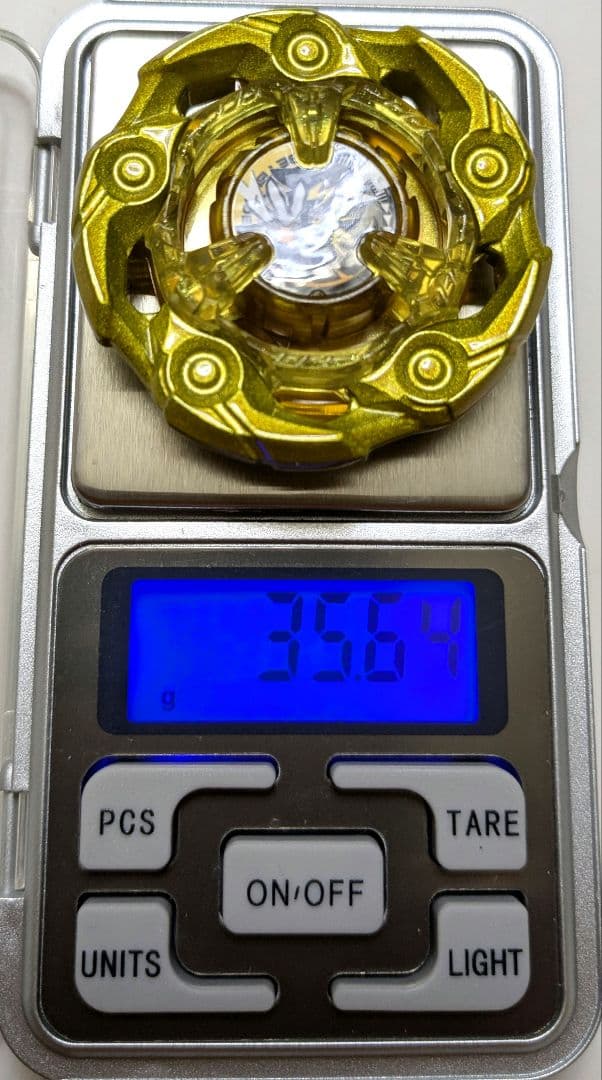 A1個体35.64g】 ウィザードロッド メタルコートゴールド ベイブレードx