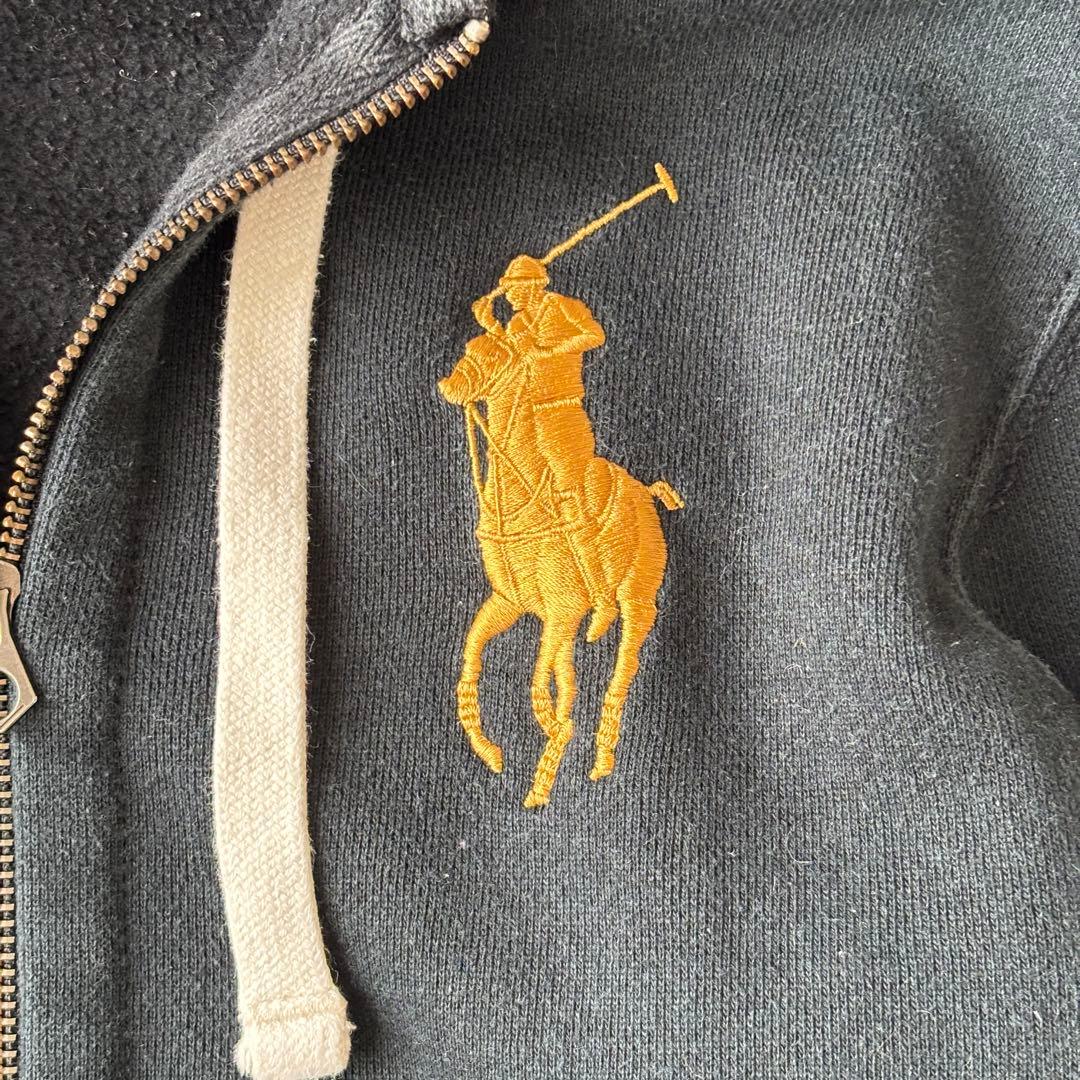 ラルフローレン ビッグポニー パーカー 裏起毛 ワッフル 刺繍入り