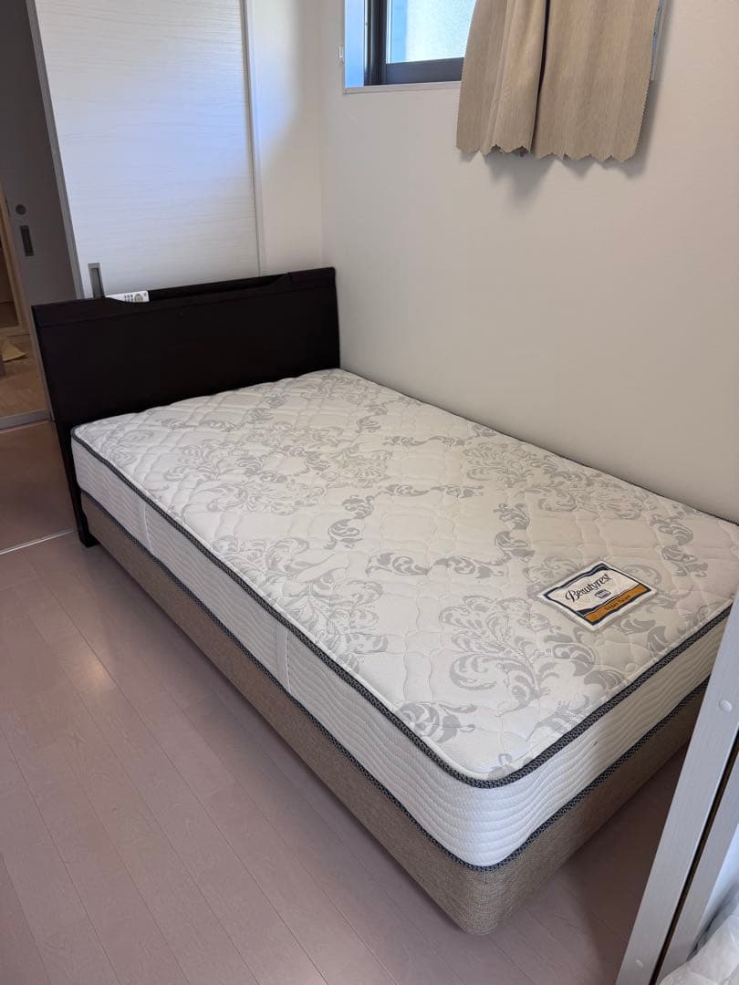 【セット】SIMMONS セミダブルマットレス＋ベッドフレーム SIMMONS（シモンズ） ベッドセット ベッド フレーム マットレスセット