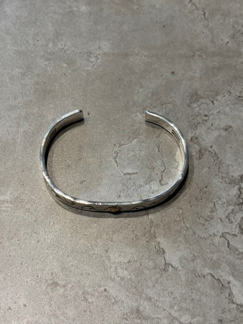 Arizona freedomシルバー×k18バングル - メルカリ