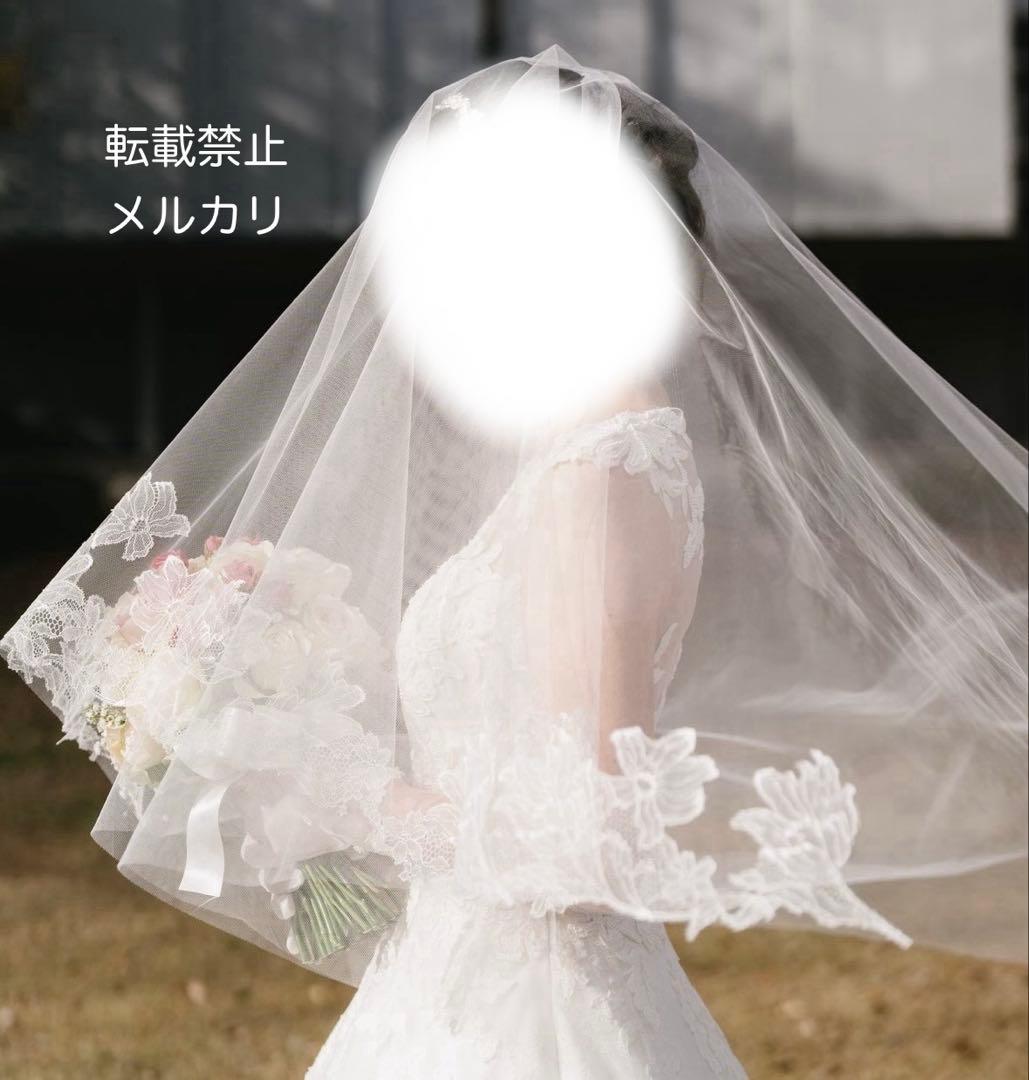 トリートドレッシング】ウェディングベール 80×120cm - メルカリ