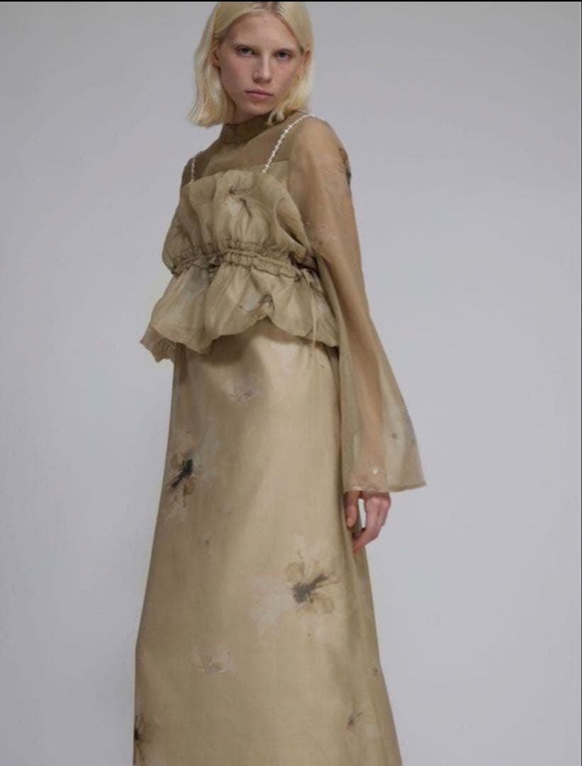 willfullyベージュ フリル付き ロングドレス 楽天市場】カラードレス 編み上げ パーティードレス フォーマルドレス