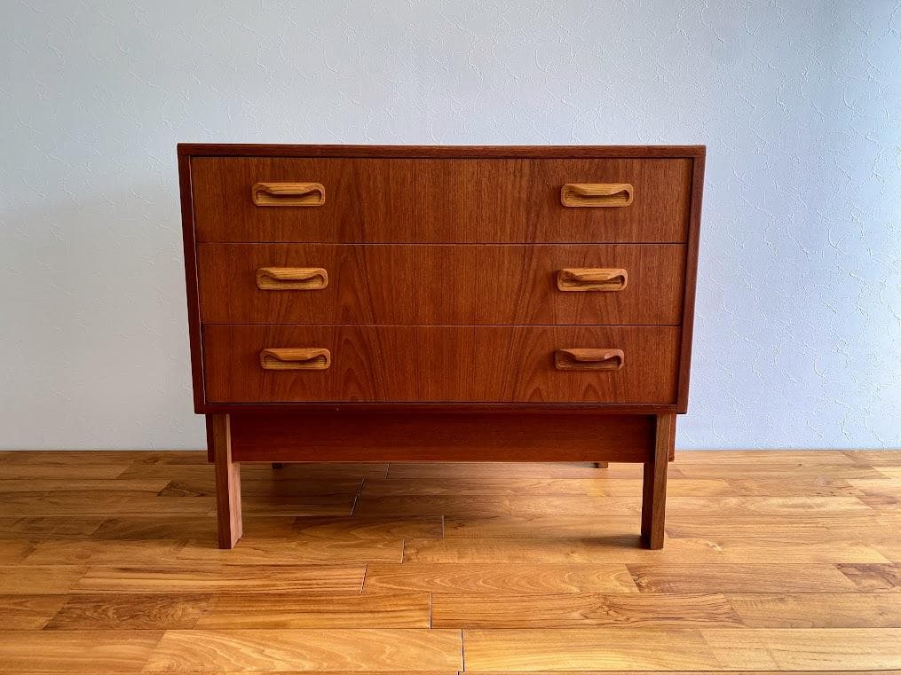 ヴィンテージ G-PLAN ジープラン チーク 3段チェスト 仕上済 イギリス 1960年代 チーク G-PLAN ジープラン チェスト