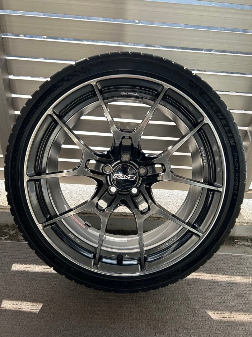 美品RAYS G025 18インチ 8.5J+44PCD100 GR86 BRZ