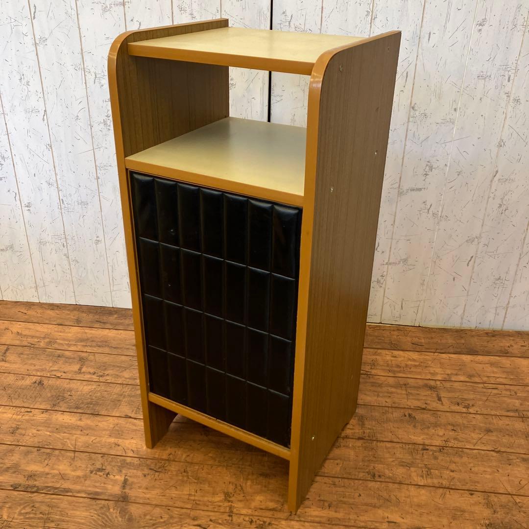 昭和レトロ 木製 コールキャビネット 電話台 ファックス台 コンソール