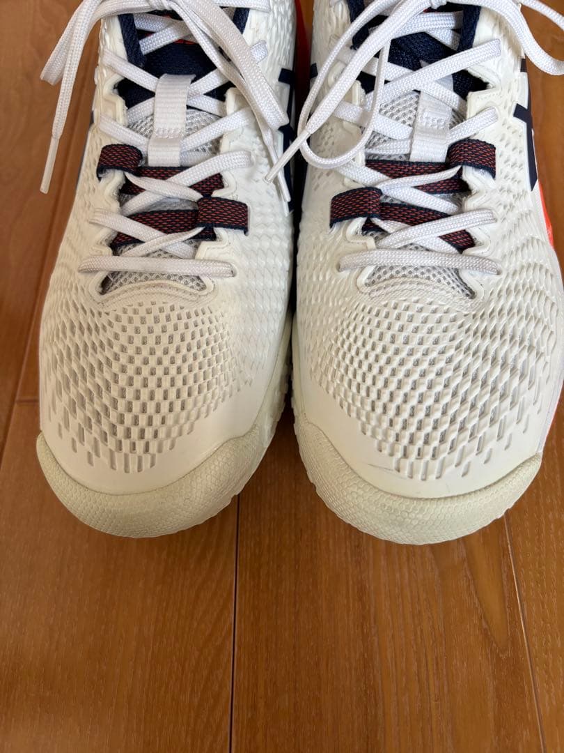 超美品アシックス ゲルレゾリューション 9 オムニクレー用シューズ 26.5ｃｍ