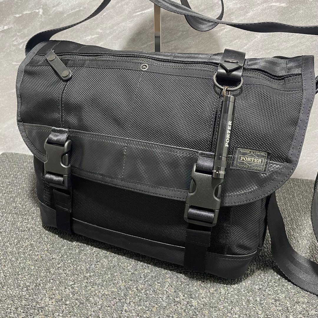 美品✨ PORTER ヒート メッセンジャーバッグ斜めがけ HEAT（PORTER） ポーター ヒート メッセンジャーバッグ(S) 703-07968