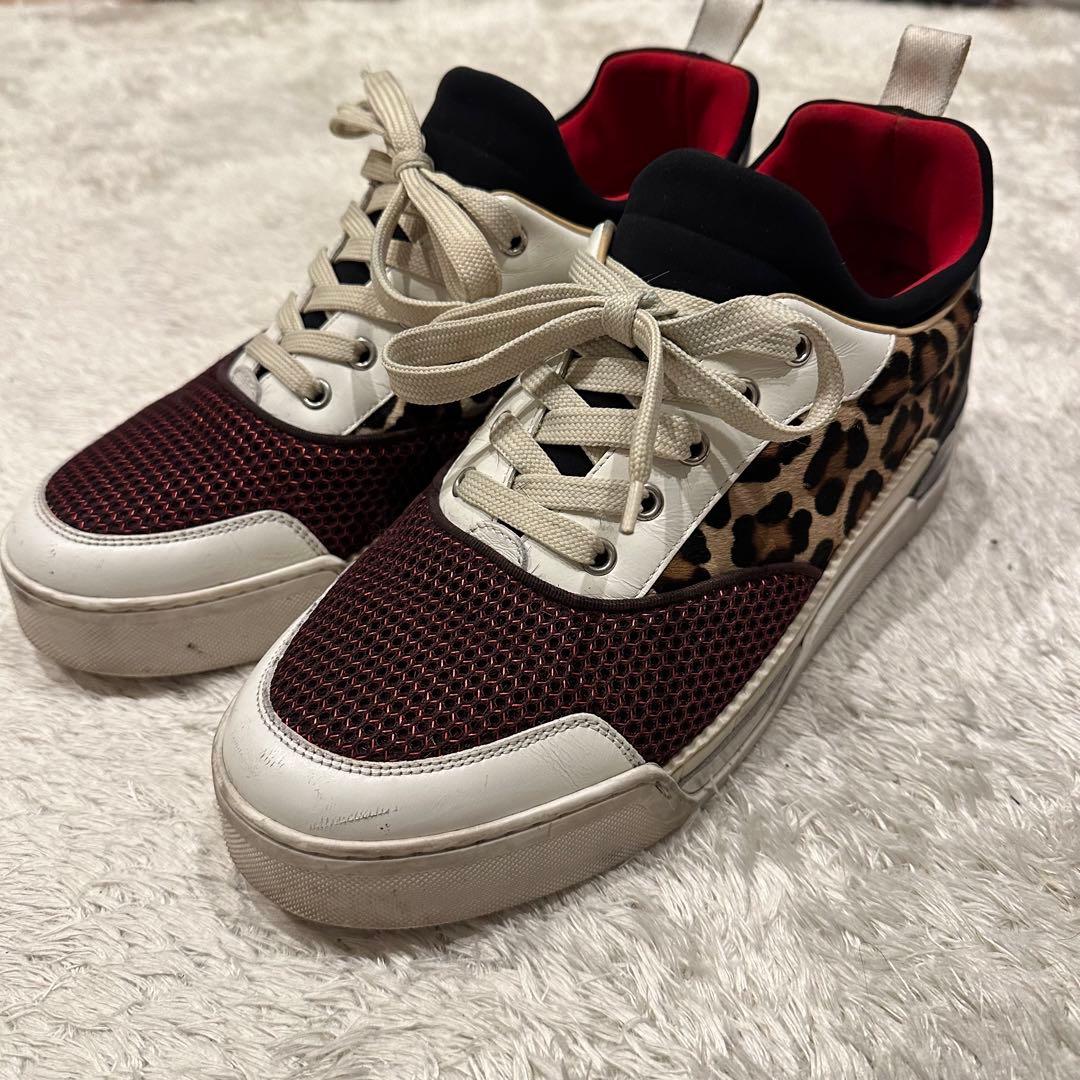 ルブタン　スニーカー　靴　メンズ　オーレリアン　42.5 約27.5cm ルブタン スニーカー 靴 メンズ オーレリアン 42.5 約27.5cm - メルカリ