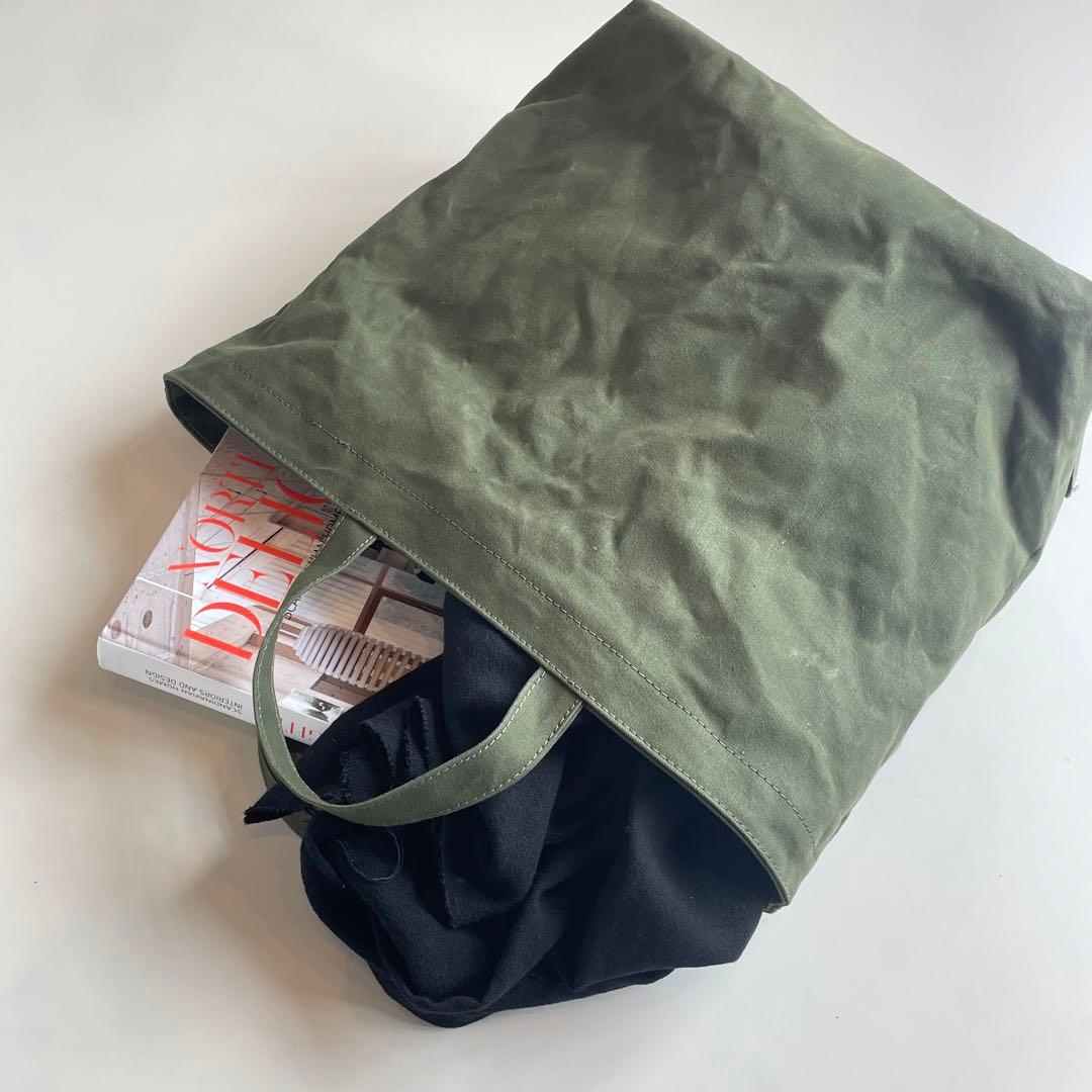 【ビンテージ】デッドストック　ミリタリー　トートバッグ　ダック生地　50s60s ビンテージ】デッドストック ミリタリー トートバッグ ダック生地