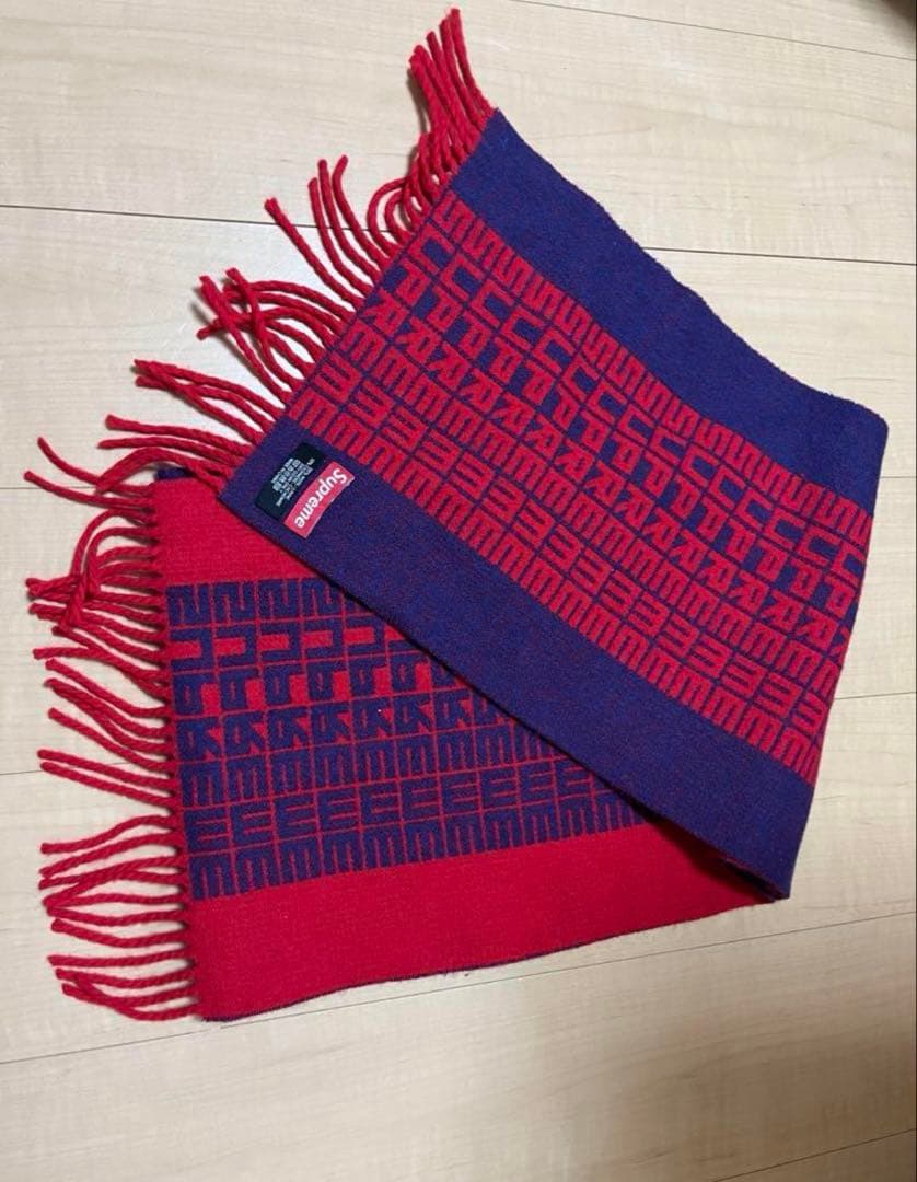 Supreme 18AW logo scarf マフラー Supreme 18AW Polartec Logo Scarf ポーラテックロゴスカーフ マフラー