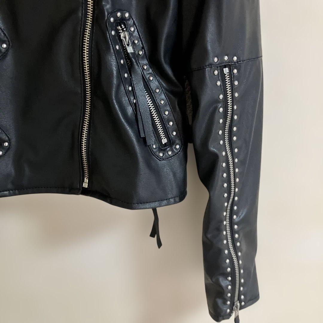 新品未使用タグ付き］激レア‼️GLAD NEWS スタッズライダースF