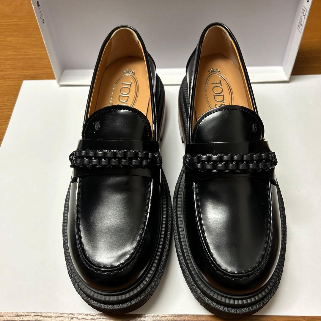TOD'S ローファー　38 1/2 未使用　極美品 s-musee_350807251