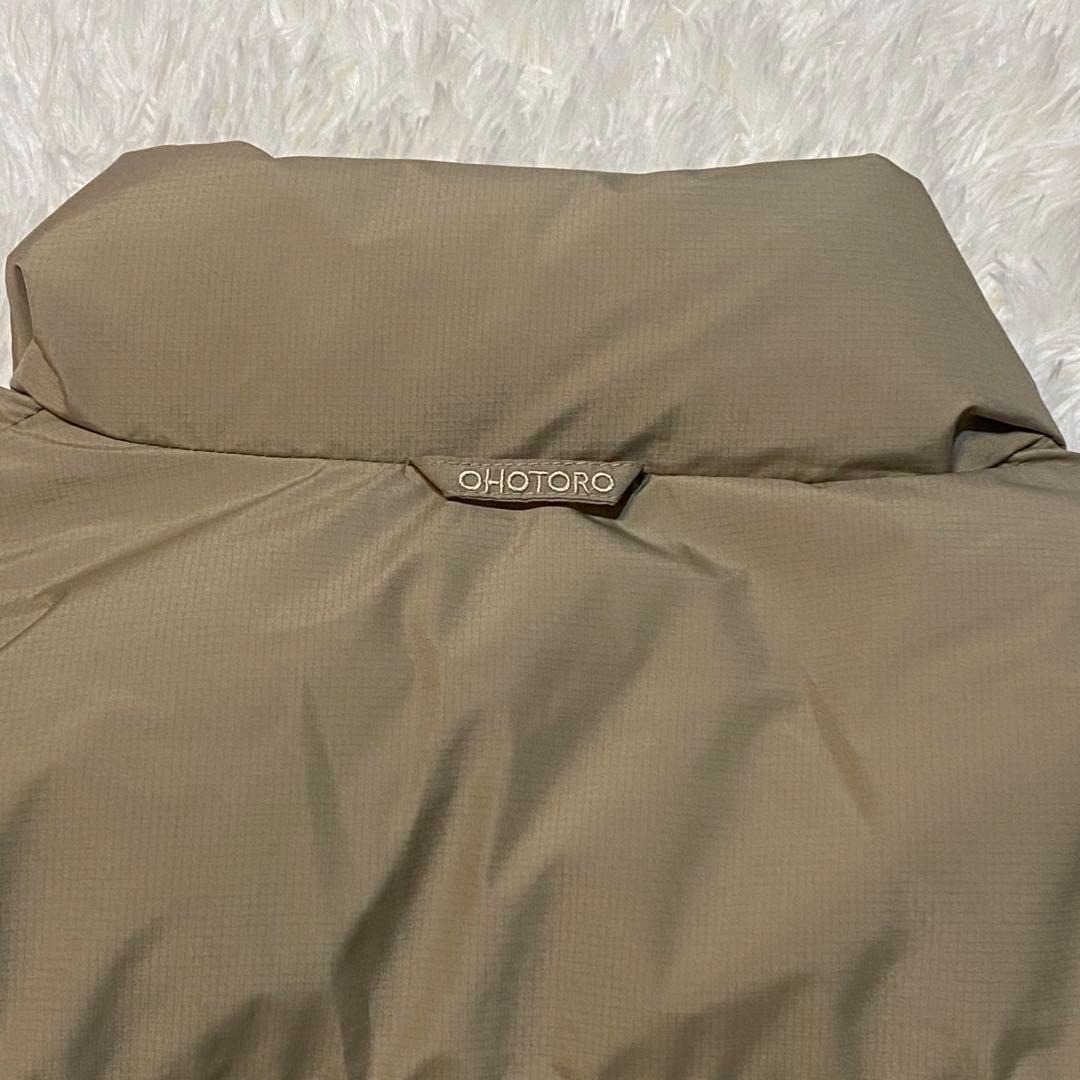 完売♦︎OHOTORO ダウンジャケット heritage downサンドベージュ