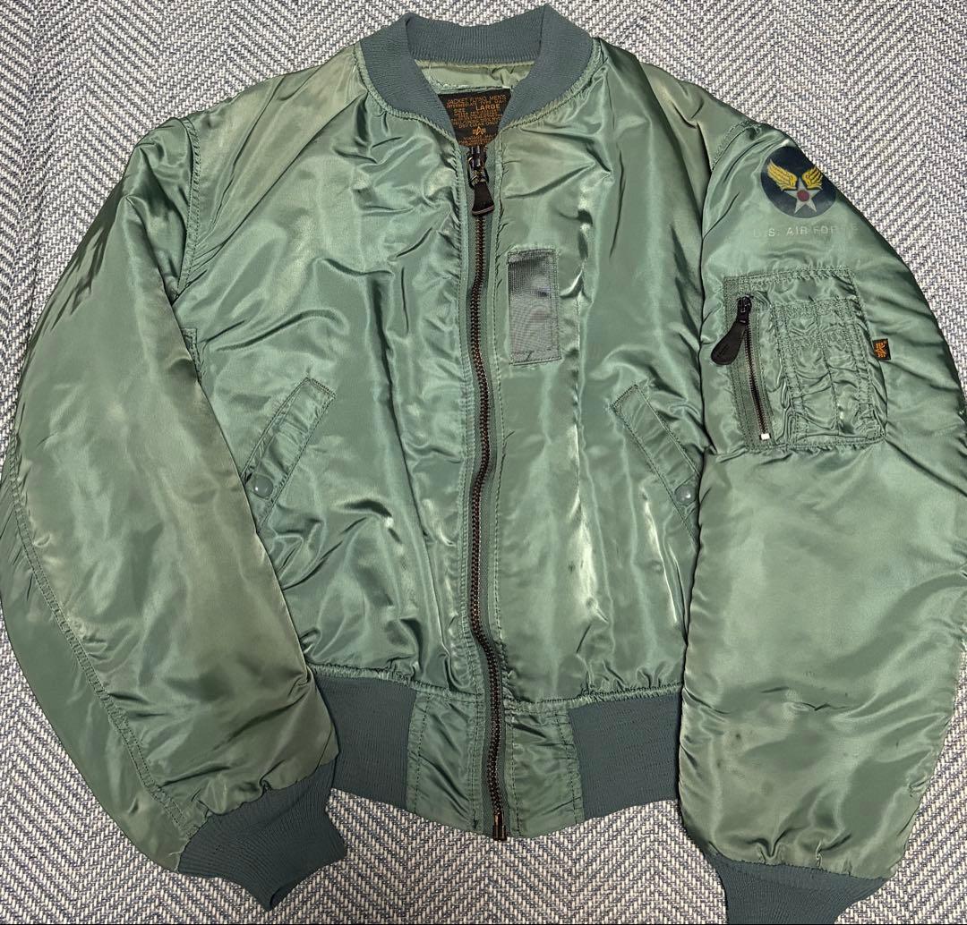 90s アルファ MA-1 50s復刻モデル USA製 サイズ:L - メルカリ