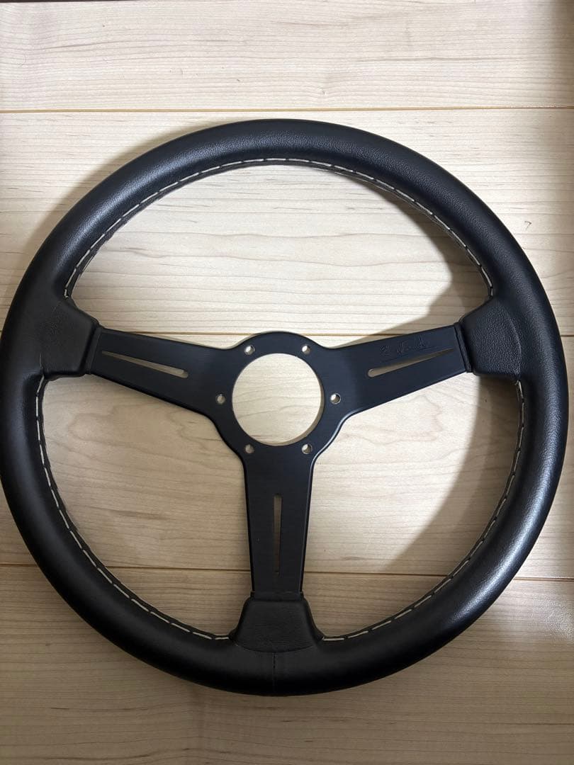 NARDI CLASSIC ブラックレザー/スポーク（34φ） N341 CLASSIC ブラックレザー/ブラックスポーク（34φ）N341 - NARDI