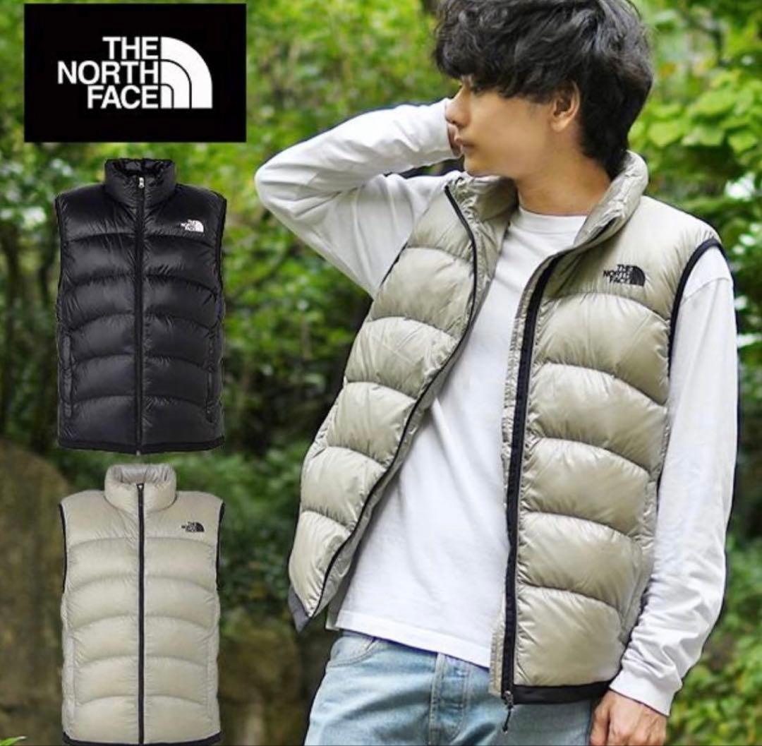 ノースフェイス アコンカグアベスト(クレイグレー)(ＸL)アウター　ダウンベスト ノースフェイス アコンカグアベスト(クレイグレー)(XL)アウター