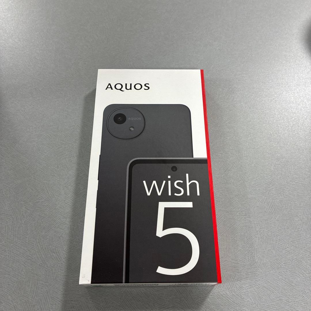 新品未開封 AQUOS wish 5 SH-52F 本体 黒 - メルカリ