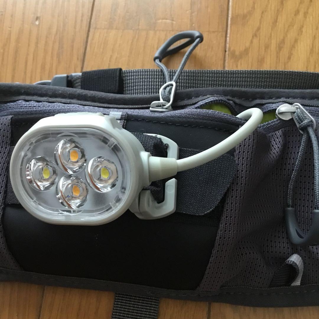美品 Milestone USB充電式 LEDライト ウエストポーチ