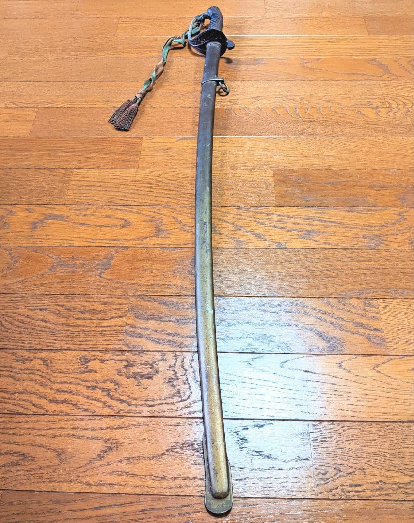 当時物】旧日本軍 帝国陸軍 軍刀 指揮刀 模造刀 模造刀身 サーベル【刀