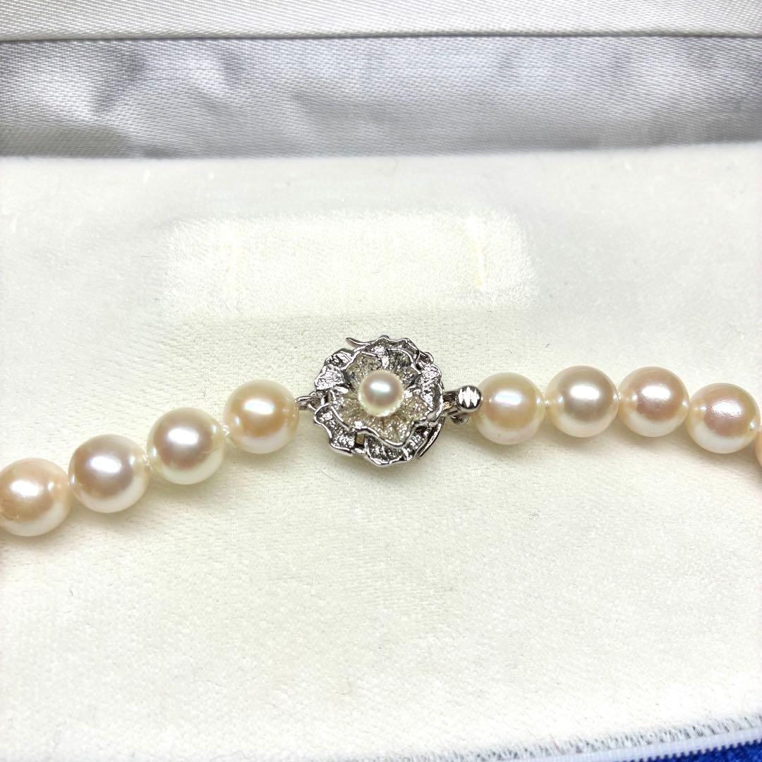 ジュエリーマキ あこや真珠 ネックレス 8.0-8.5 パール シルバー 本