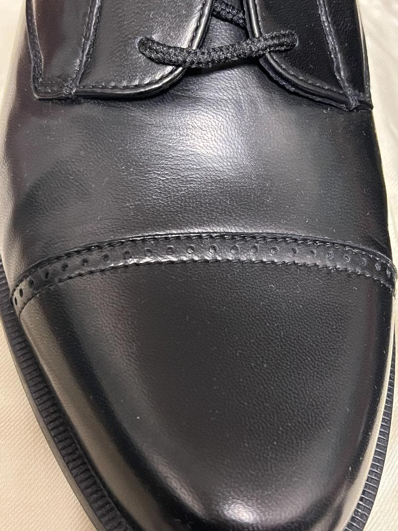 未使用バリー BALLY ストレートチップ　黒　7.5EEE