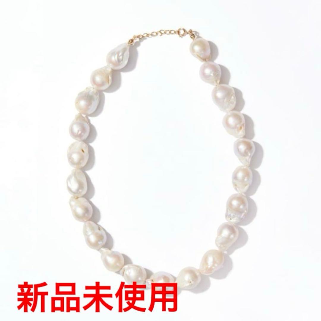 STELLAR HOLLYWOOD ビッグバロックパールネックレス 新品 - メルカリ