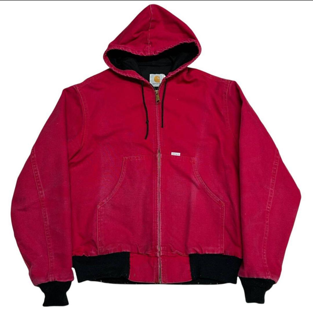 ビンテージ　90s　USA製　カーハート　ジャケット　アクティブパーカー　ダック 90年代 ビンテージ USA製 カーハート アクティブパーカー ダック地