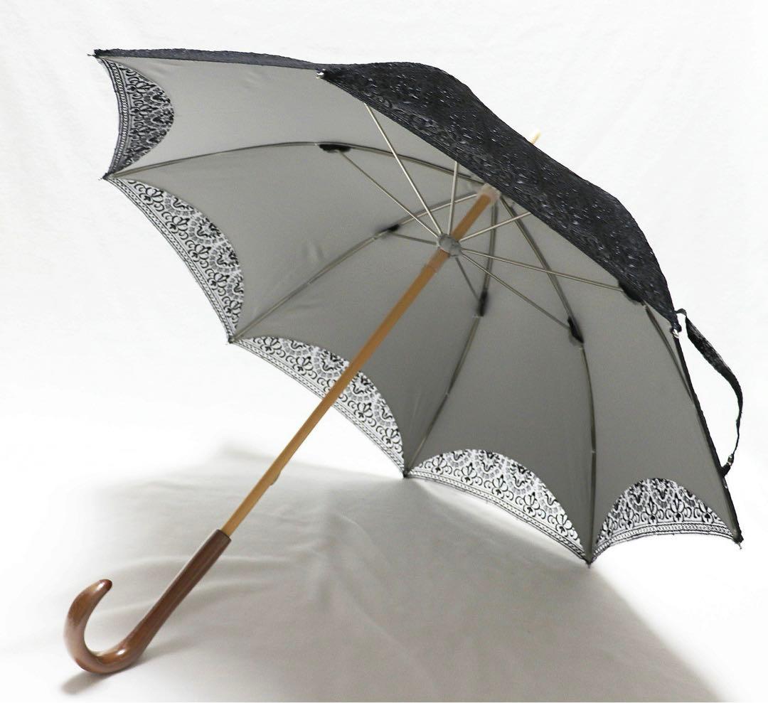 《トンボ洋傘 前原光榮商店》新品【皇室御用達ブランド】かわず張り 高級長傘 日傘