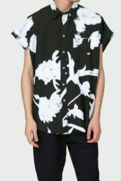 Paul Smith ポールスミス モノトーン転写ノースリーブシャツ