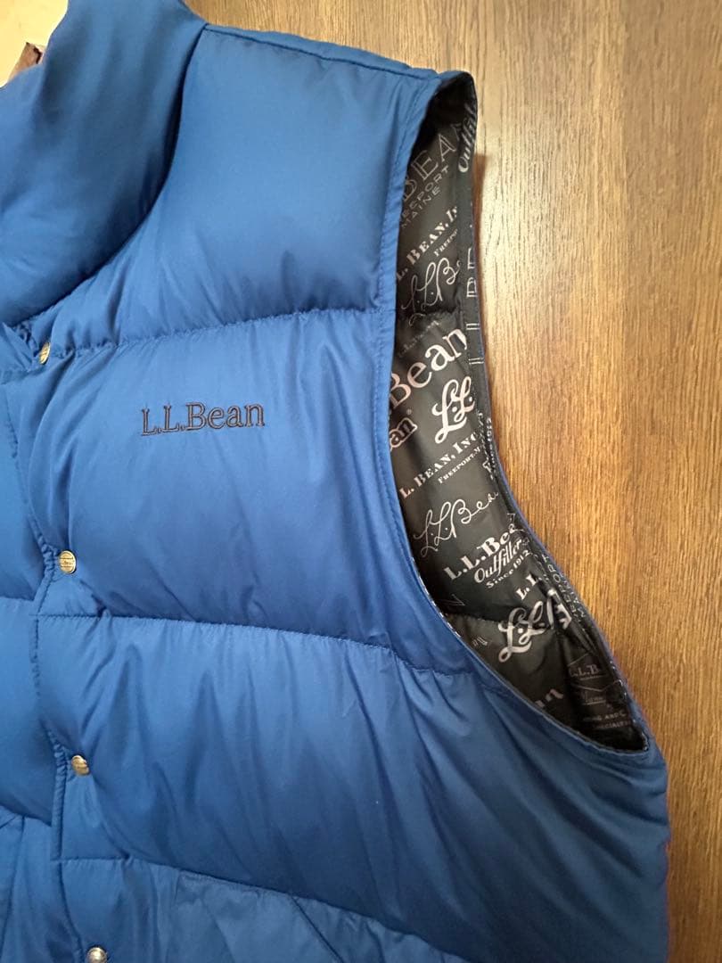 黒*柴様 L.L.Bean ビーンズ・トレイル・モデル・ダウン・ベスト　ネイビー