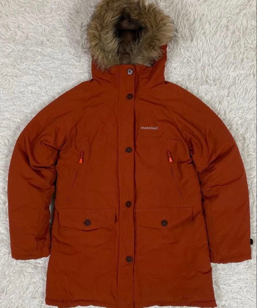 美品 モンベル ハスキーコート ダウン レディース 1101569 - メルカリ