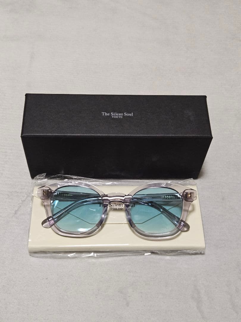 小物 The Silent Soul SQUARE TSS SQUARE YELLOW CLEAR FRAME LIGHT BLUE LENS – The Silent Soul