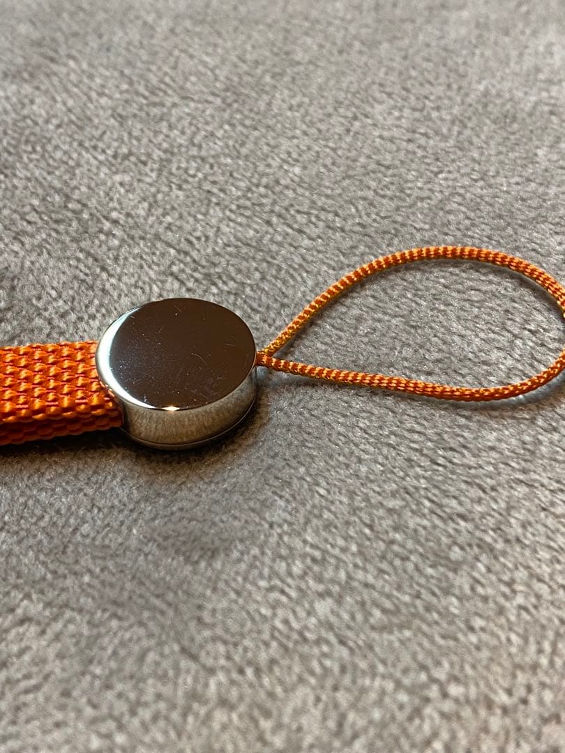 美品✨HERMES エルメス セリエ イプソPM 携帯ストラップ オレンジ 箱付