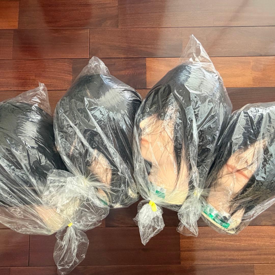 『4個セット』美容国家試験レイヤーウィッグ　練習用 東京チャーム 24-12-13 モデルウィッグ ・練習用カットウイッグ【国家