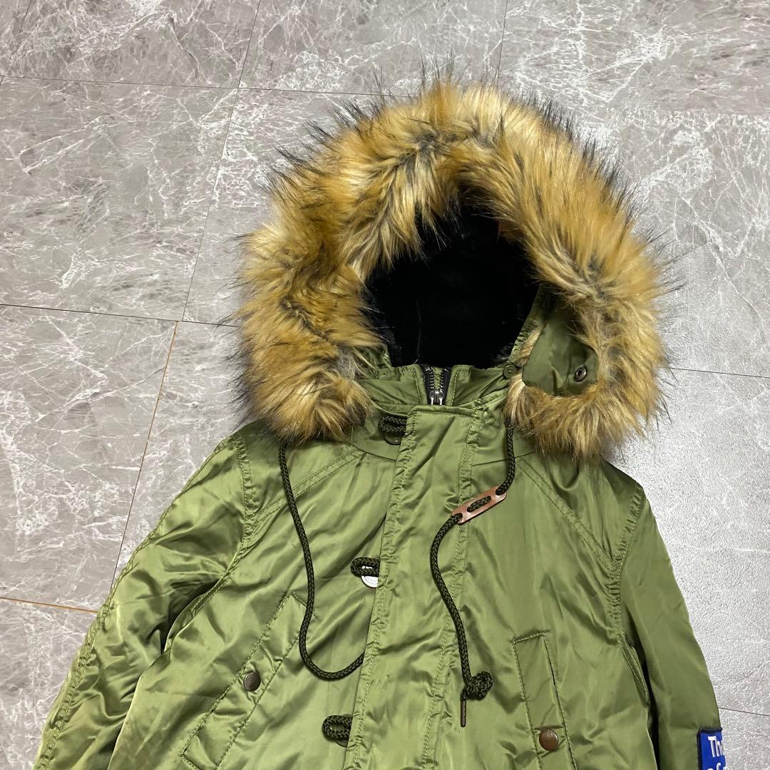 00s archive ファー ミリタリージャケット y2k 平成 グランジ